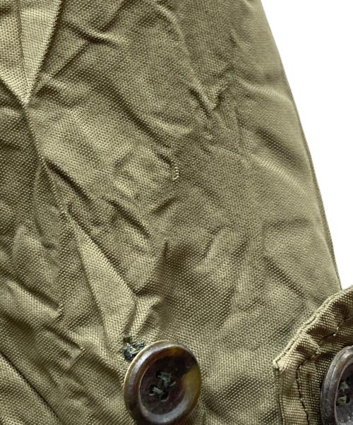 COMME des GARCONS HOMME（コムデギャルソン オム）COMME des GARCONS HOMME (コムデギャルソン オム) ポリ縮織 シワ加工コート グリーン サイズ:Sの古着・服飾アイテム