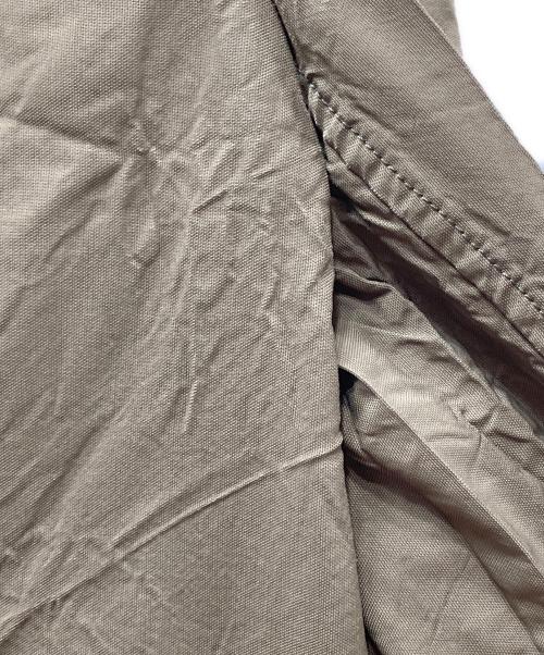 COMME des GARCONS HOMME（コムデギャルソン オム）COMME des GARCONS HOMME (コムデギャルソン オム) ポリ縮織 シワ加工コート グリーン サイズ:Sの古着・服飾アイテム