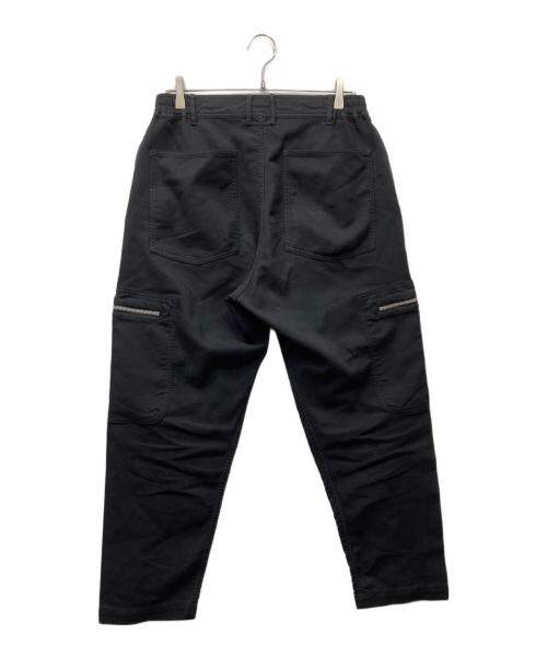 COMME des GARCONS HOMME DEUX（コムデギャルソン オム ドゥ）COMME des GARCONS HOMME DEUX (コムデギャルソン オム ドゥ) ポリ縮絨 ジップデザインパンツ ブラック サイズ:Mの古着・服飾アイテム