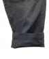 中古・古着 COMME des GARCONS HOMME DEUX (コムデギャルソン オム ドゥ) ポリ縮絨 ジップデザインパンツ ブラック サイズ:M：17000円