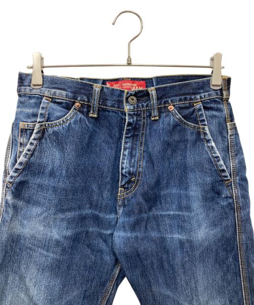 JUNYA WATANABE CdG MAN（ジュンヤ ワタナベ コム デ ギャルソン マン）JUNYA WATANABE CdG MAN eYe COMME des GARCONS JUNYAWATANABE MAN LEVI'S (リーバイス) デニムパンツ ブルー サイズ:Sの古着・服飾アイテム