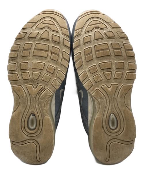 NIKE（ナイキ）NIKE COMME des GARCONS HOMME PLUS (コムデギャルソンオムプリュス) Air Max 97 Glacier Grey ローカットスニーカー 	DX6932-001 ホワイト×ブルー サイズ:27cmの古着・服飾アイテム