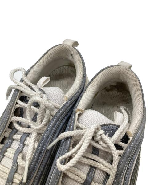 NIKE（ナイキ）NIKE COMME des GARCONS HOMME PLUS (コムデギャルソンオムプリュス) Air Max 97 Glacier Grey ローカットスニーカー 	DX6932-001 ホワイト×ブルー サイズ:27cmの古着・服飾アイテム