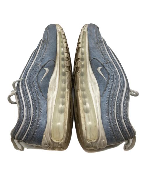 NIKE（ナイキ）NIKE COMME des GARCONS HOMME PLUS (コムデギャルソンオムプリュス) Air Max 97 Glacier Grey ローカットスニーカー 	DX6932-001 ホワイト×ブルー サイズ:27cmの古着・服飾アイテム