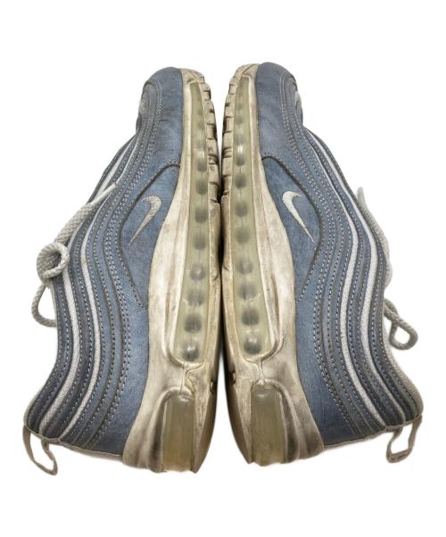 NIKE（ナイキ）NIKE COMME des GARCONS HOMME PLUS (コムデギャルソンオムプリュス) Air Max 97 Glacier Grey ローカットスニーカー 	DX6932-001 ホワイト×ブルー サイズ:27cmの古着・服飾アイテム