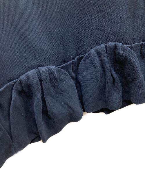 BALLSEY（ボールジィ）BALLSEY (ボールジィ) ミラノリブ タックヘムノースリーブプルオーバー ネイビー サイズ:SIZE Sの古着・服飾アイテム