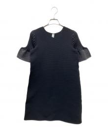 CFCL（シーエフシーエル）の古着「フレアスリーブS/Sチュニック」｜ブラック