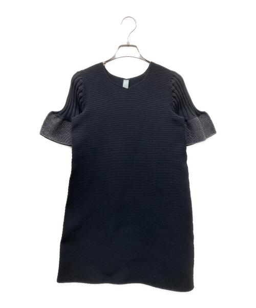 CFCL（シーエフシーエル）CFCL (シーエフシーエル) フレアスリーブS/Sチュニック ブラック サイズ:5の古着・服飾アイテム