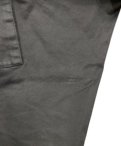 STONE ISLAND（ストーンアイランド）STONE ISLAND (ストーンアイランド) ガーメントダイ コットンストレッチ テーパードカーゴパンツ ブラック サイズ:30の古着・服飾アイテム