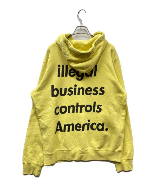 SUPREME（シュプリーム）Supreme (シュプリーム) illegal Business Hooded Sweatshirt パーカー イエロー サイズ:Lの古着・服飾アイテム