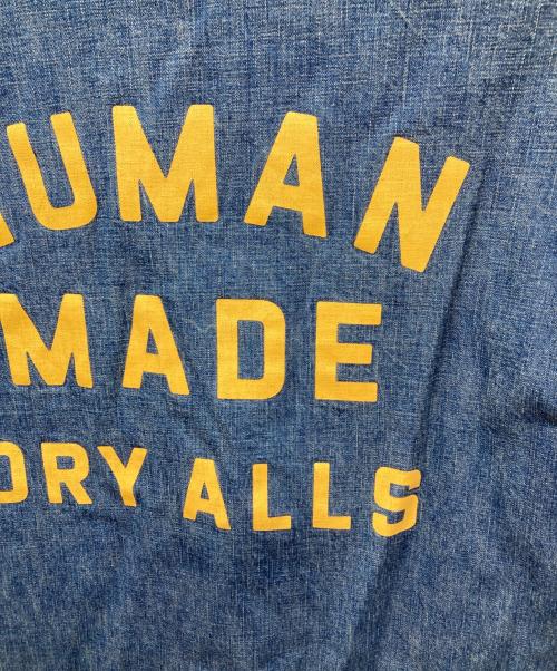 HUMAN MADE（ヒューマンメイド）HUMAN MADE (ヒューマンメイド) Denim Workshirt Indigo プルオーバー デニムワークシャツ ブルー サイズ:XLの古着・服飾アイテム