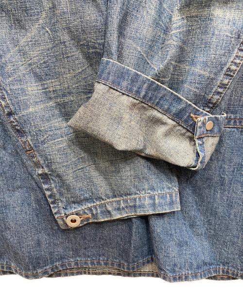 HUMAN MADE（ヒューマンメイド）HUMAN MADE (ヒューマンメイド) Denim Workshirt Indigo プルオーバー デニムワークシャツ ブルー サイズ:XLの古着・服飾アイテム