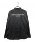 COMME des GARCONS SHIRT SUPREME (シュプリーム) 18AW Cotton Patchwork Button Up Shirt コットンパッチワークシャツ ブラック×レッド サイズ:X：18000円