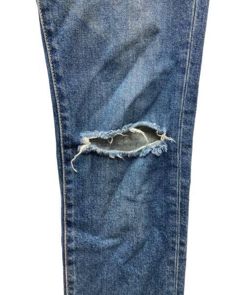 Saint Laurent Paris（サンローランパリ）Saint Laurent Paris (サンローランパリ) D02 ダメージ加工 スキニーデニムパンツ インディゴ サイズ:27の古着・服飾アイテム