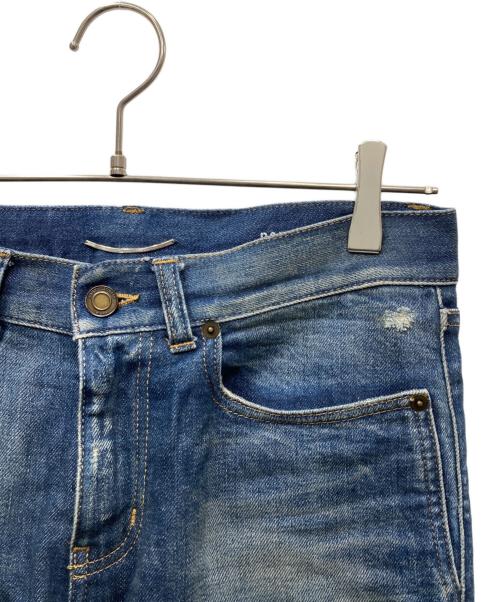 Saint Laurent Paris（サンローランパリ）Saint Laurent Paris (サンローランパリ) D03 ダメージ加工デニムパンツ インディゴ サイズ:28の古着・服飾アイテム