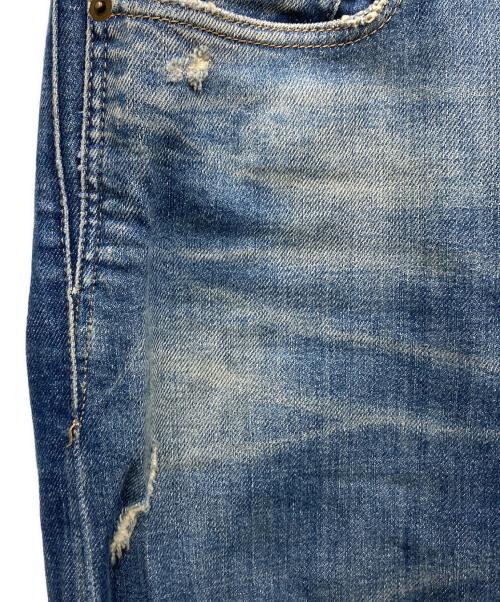 Saint Laurent Paris（サンローランパリ）Saint Laurent Paris (サンローランパリ) D03 ダメージ加工デニムパンツ インディゴ サイズ:28の古着・服飾アイテム