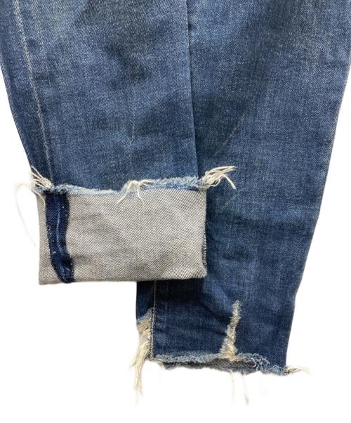 Saint Laurent Paris（サンローランパリ）Saint Laurent Paris (サンローランパリ) D03 ダメージ加工デニムパンツ インディゴ サイズ:28の古着・服飾アイテム