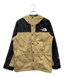 THE NORTH FACE（ザ ノース フェイス）の古着「Mountain Light Jacket AT マウンテンライトジャケット」｜ベージュ×ブラック