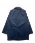 MACKINTOSH PHILOSOPHY (マッキントッシュ フィロソフィー) WELBURY ピーチスキンスパンツイル ステンカラーコート ネイビー サイズ:40：18000円