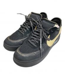 NIKE×OFFWHITE（ナイキ×オフホワイト）の古着「Air Force 1 Low "Black" ローカットスニーカー」｜ブラック