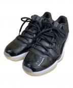 NIKEナイキ）の古着「Air Jordan 11 Low "72-10" スニーカー」｜ブラック