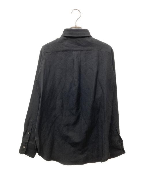 MADISON BLUE（マディソンブルー）MADISON BLUE (マディソンブルー) MADAME SH ウールリネン長袖シャツ ブラック サイズ:1の古着・服飾アイテム