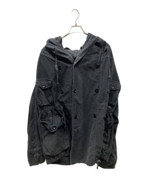 KAPITAL（キャピタル）KAPITAL (キャピタル) モールスキン リングコート ブラック サイズ:Mの古着・服飾アイテム