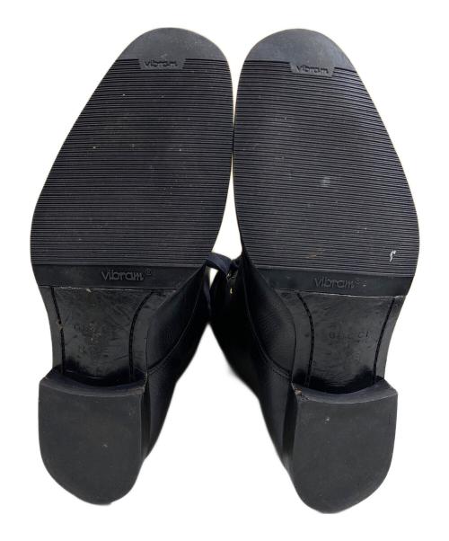 GUCCI（グッチ）GUCCI (グッチ) レースアップブーツ ブラック サイズ:SIZE 41 1/2の古着・服飾アイテム