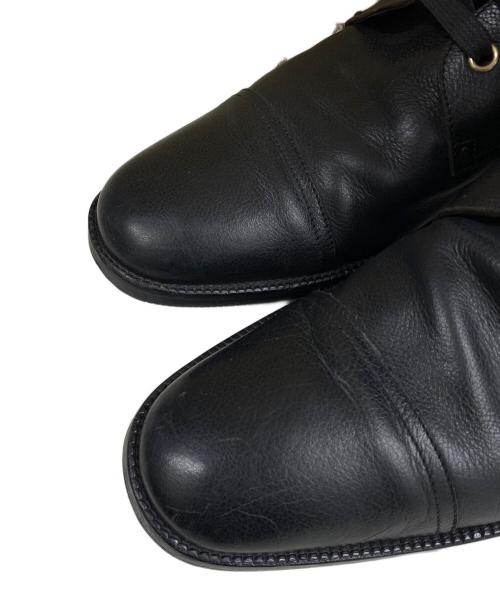 GUCCI（グッチ）GUCCI (グッチ) レースアップブーツ ブラック サイズ:SIZE 41 1/2の古着・服飾アイテム