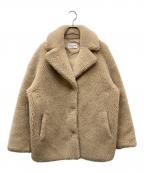 Curensologyカレンソロジー）の古着「PELLESSIMO ボアコート」｜ベージュ