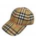 BURBERRY（バーバリー）の古着「ノバチェックキャップ」｜ベージュ×ブラック