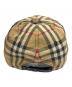 中古・古着 BURBERRY (バーバリー) ノバチェックキャップ ベージュ×ブラック：10000円