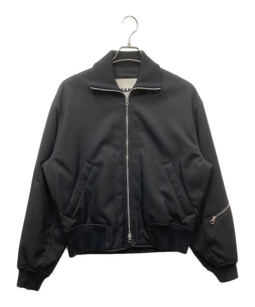 JIL SANDER（ジルサンダー）JIL SANDER (ジルサンダー) ボンバージャケット ブラック サイズ:46の古着・服飾アイテム