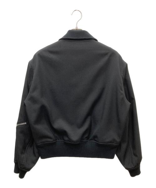 JIL SANDER（ジルサンダー）JIL SANDER (ジルサンダー) ボンバージャケット ブラック サイズ:46の古着・服飾アイテム