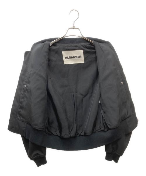 JIL SANDER（ジルサンダー）JIL SANDER (ジルサンダー) ボンバージャケット ブラック サイズ:46の古着・服飾アイテム