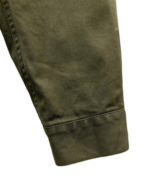 sacai（サカイ）sacai (サカイ) Nylon Twill Mix Blouson レイヤードジャケット グレー×カーキ サイズ:SIZE 1の古着・服飾アイテム