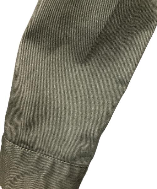 sacai（サカイ）sacai (サカイ) Nylon Twill Mix Blouson レイヤードジャケット グレー×カーキ サイズ:SIZE 1の古着・服飾アイテム