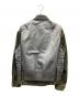 sacai (サカイ) Nylon Twill Mix Blouson レイヤードジャケット グレー×カーキ サイズ:SIZE 1：46000円