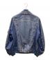 sacai (サカイ) A.P.C. (アーペーセー) eimi denim jacket ドッキング再構築デニムジャケット インディゴ×ネイビー サイズ:SIZE XXS：61000円