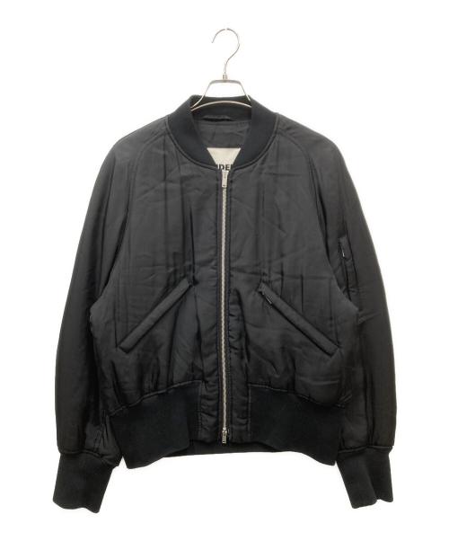 JIL SANDER（ジルサンダー）JIL SANDER (ジルサンダー) ボンバージャケット ブラック サイズ:48の古着・服飾アイテム