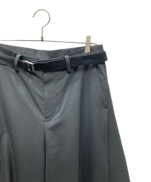 sacai（サカイ）sacai (サカイ) Suiting Pants - GRAY 301 スイッチングパンツ グレー サイズ:SIZE 2の古着・服飾アイテム