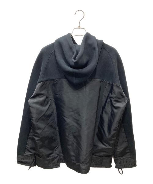 sacai（サカイ）sacai (サカイ) 18AW Sponge Sweat Hoodie スポンジスウェットパーカー ネイビー サイズ:SIZE 2の古着・服飾アイテム