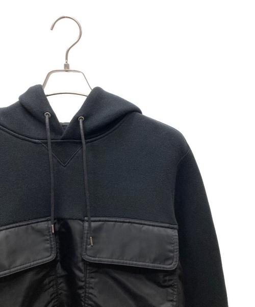 sacai（サカイ）sacai (サカイ) 18AW Sponge Sweat Hoodie スポンジスウェットパーカー ネイビー サイズ:SIZE 2の古着・服飾アイテム