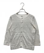 45Rフォーティファイブ・アール）の古着「ニットレースCARDIGAN」｜ホワイト