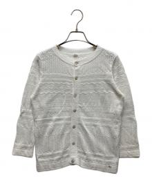 45R（フォーティファイブ・アール）の古着「ニットレースCARDIGAN」｜ホワイト