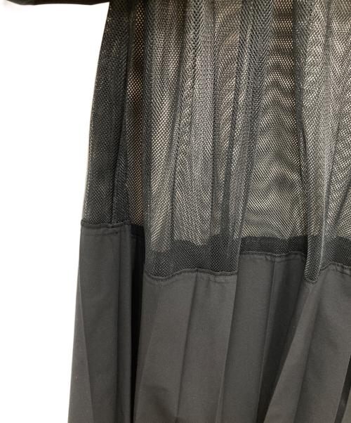 nagonstans（ナゴンスタンス）nagonstans (ナゴンスタンス) layered skirt レイヤードスカート ブラック サイズ:Mの古着・服飾アイテム