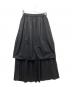 nagonstans（ナゴンスタンス）の古着「layered skirt レイヤードスカート」｜ブラック