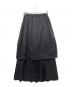 nagonstans (ナゴンスタンス) layered skirt レイヤードスカート ブラック サイズ:M：9000円