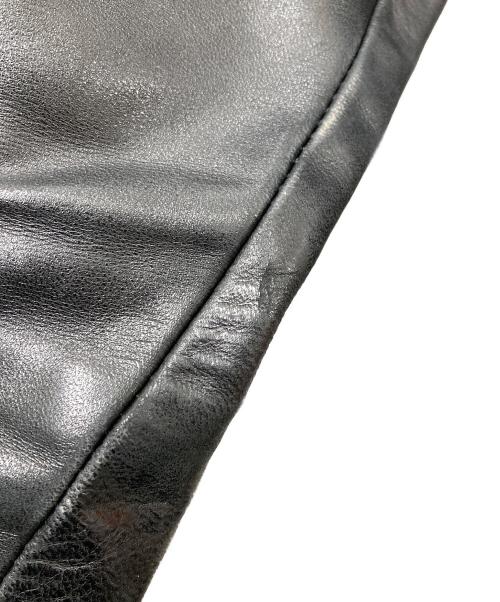 A.P.C.（アーペーセー）A.P.C. (アーペーセー) フランス製ホースハイドシングルレザージャケット ブラック サイズ:XSの古着・服飾アイテム