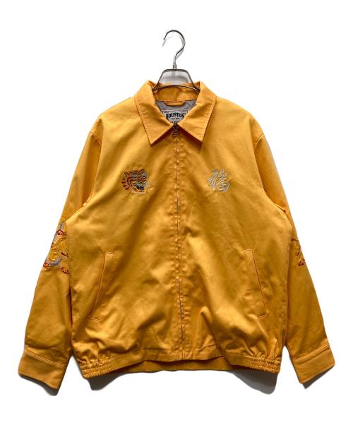HOUSTON（ヒューストン）HOUSTON (ヒューストン) ベトナムジャケット ベトジャン イエロー サイズ:Lの古着・服飾アイテム